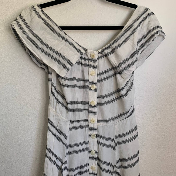 Reformation Mariana Midi Dress in Seaside Stripe - Picture 4 of 12